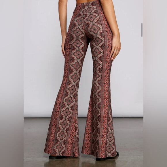 Windsor Boho Flare Pants - Multicolor size Small - Picture 4 of 11